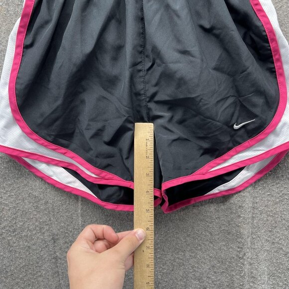 Nike Shorts Womens XS Black Pink Dri-FIT Tempo Running Athletic Lined Gym - Picture 7 of 10